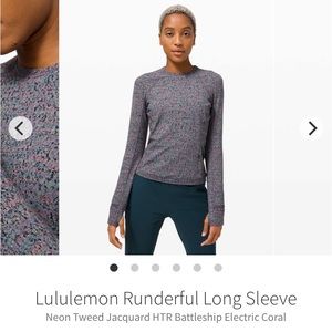 Lululemon runderful long sleeve